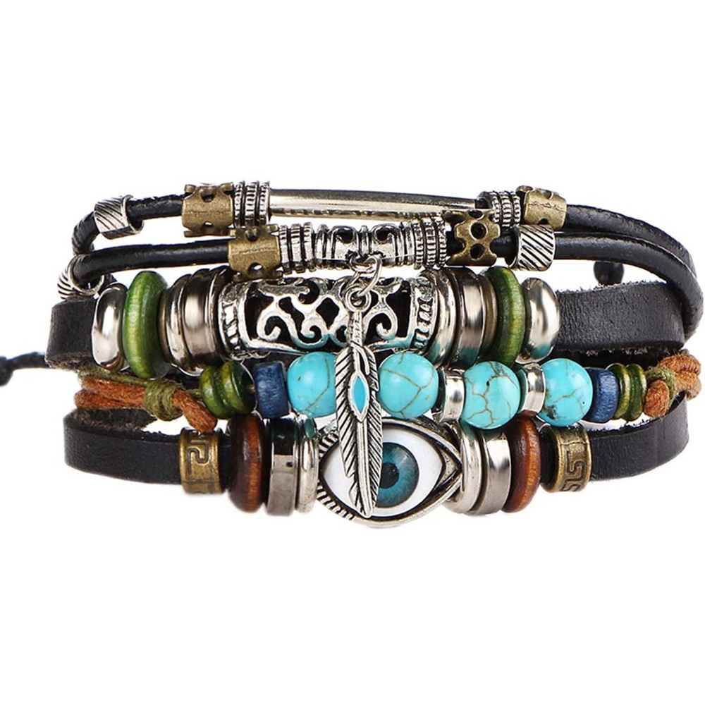 Evil eye boho bracelet